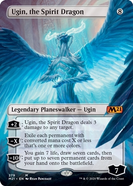 Ugin, the Spirit Dragon Magic Core Set 2021 Alternate Art